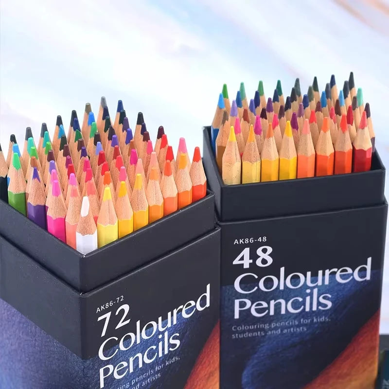 12 Wooden Colored Pencils Set Coloring Colorful Art Supplies For Artist Drawing Writing Back To School Stationery