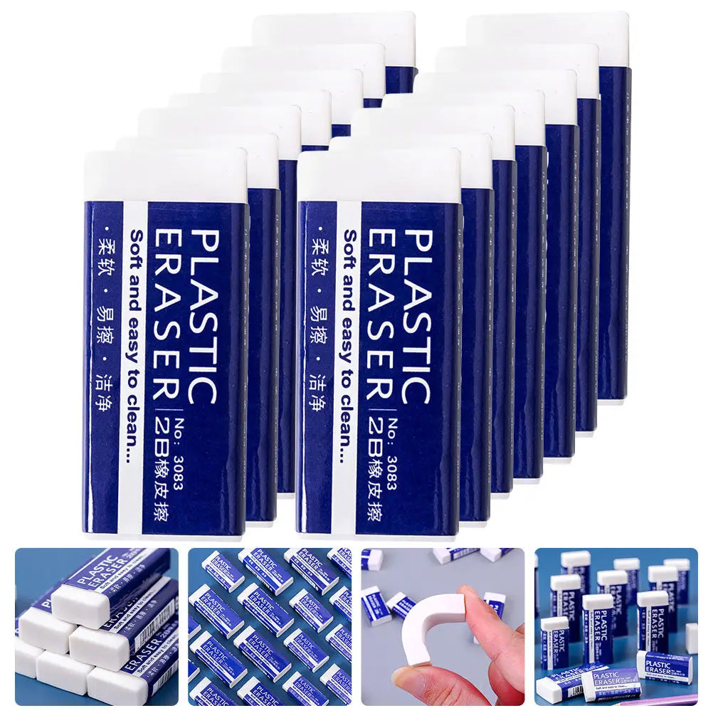 30Pcs Test Erasers for Students Exam Pencil Marks Erasing School Classroom Rewards Educational Tool Stationery Portable 2B
