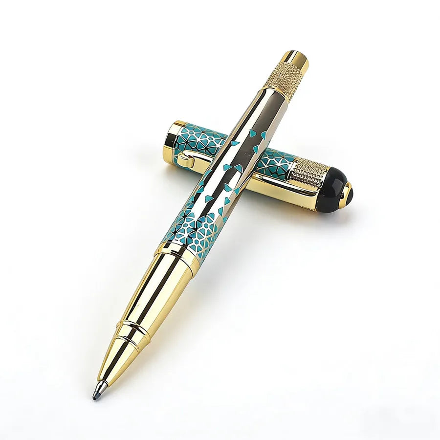 1 PCS Premium Metal Ballpoint Pen Luxury Business Office Barrel for Smooth Writing Experience and High-End Design Ink